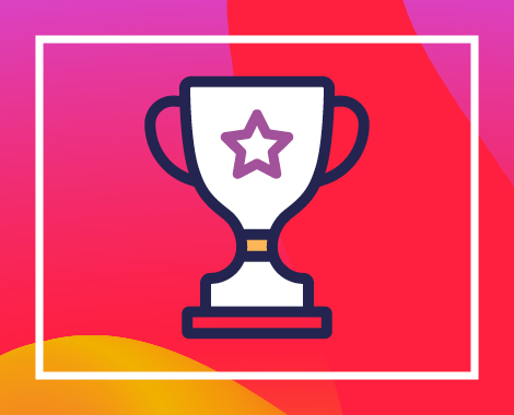 Graphic of a trophy to symbolise our achievements